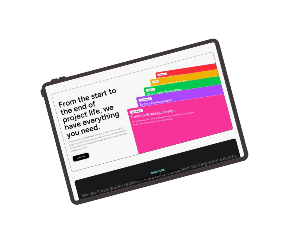 website in phone
